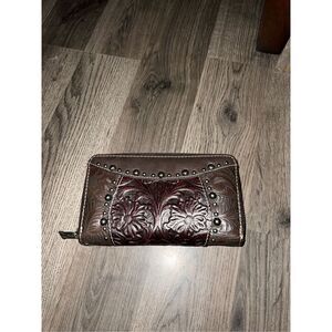 Trinity Ranch Brown Western Wallet